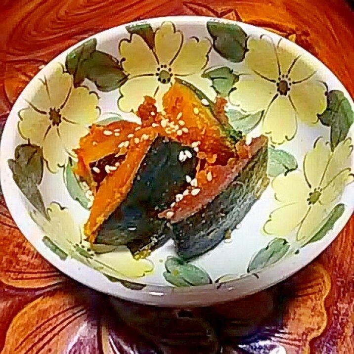 かぼちゃの胡麻炒め